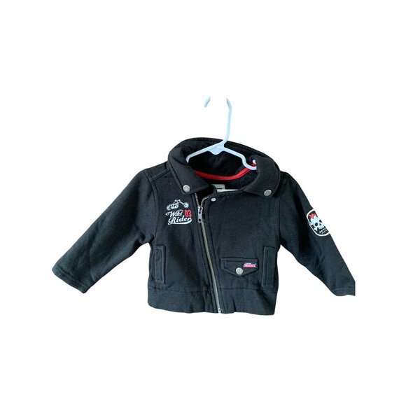 Dickie Boys Infant Baby 18 Months Black Full Zip Jacket Coat Wild Rider 3 Season - Picture 1 of 3